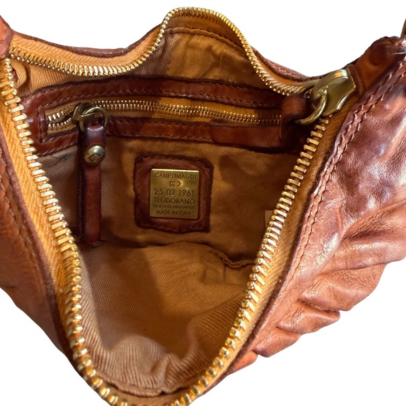 Shoulder Bag "LUNA" in cognac - Picture 3 of 6